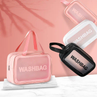Túi đựng mỹ phẩm washbag chống nước, tiện lợi Da PU Nam Nữ
