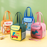 Kids Portable Warm Bag Pack Lunch Box Insulation Package Insulated Thermal Food Picnic Pouch for Boys Girls Kids Children Bag