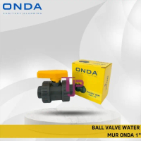 BALL VALVE WATER MUR PVC ONDA 1\ TRUE UNION TERBARU!!!!!!"