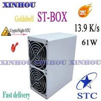ใหม่ STC Miner Goldshell ST-BOX 13.9 K/s 61W CryptoNight-STC ASIC Miner ดีกว่า KD2 KD5 CK5 Mini-DOGE CK-BOX LB-BOX KD-BOX