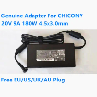 Genuine Chicony 20V 9A 180W A17-180P4B A180A063P Power Supply AC Adapter For MSI GF66 GF75 CREATOR Z16 A11UET Laptop Charger