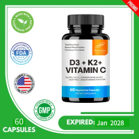 Kombinasi Triple Power: Vitamin D3, K2, dan Vitamin C Tinggi – Untuk Pertahanan Tubuh & Kesehatan Tu