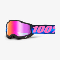 GOGGLE 100%  ACCURI2 SUPER DOME (DARK RED MIRROR)