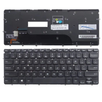 US Black New English Replace laptop keyboard For DELL XPS13R XPS13D XPS13 XPS 12 L221x 9Q23 9Q33 backlight