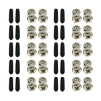 10 Sets Spare Screws &amp; Black End Caps Cover Replacing Hardware for Speed Jump Rope Skipping Ropes