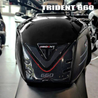 Trident 660 Sticker 3D Gel Epoxy Sticker Kit 3D Motorcycle Tank Pad Protection Sticker Kit for Trident 660 Trident660 2021-2023