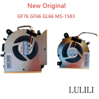 New Original Laptop CPU GPU Cooling fans For Msi Samurai GF76 GF66 GL66 MS-1583 Air cooling fan N459 N460 N477 Fan