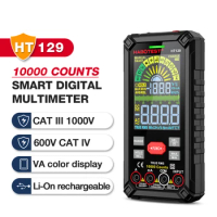 HABOTEST HT129 Intelligent Multimeter Smart Digital Multimeter Color Screen Handheld Digital Multimeter
