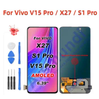 AMOLED For Vivo V15 Pro 1818 LCD Display Touch Screen Digitizer Assembly For Vivo X27 / S1 Pro V1832A V1832T