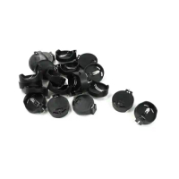 MasterFire 1000pcs/lot CR2025 CR2016 Button Battery Cell Holder Socket Case CR2032 Batteries Black Holder 2 Pins