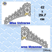 BẢN VẼ VƯƠNG MIỆN MISS UNIVERSE MYANMAR 2023 (KHÔNG PHẢI VƯƠNG MIỆN LÀM SẴN).