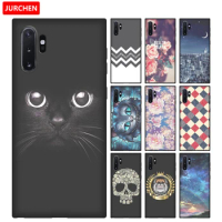 JURCHEN Phone Case For Samsung Galaxy Note 10 Plus For Samsung Galaxy Note10 Case For Samsung Note 10 Plus Silicone Back Cover