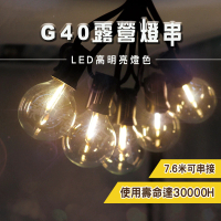 露營LED暖光燈串G40(燈串 露營燈 燈條 露營燈串 G40燈串 LED燈串)