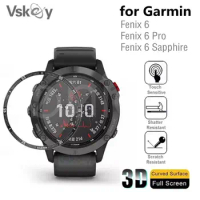 100PCS 3D Soft Screen Protector for Garmin Fenix 6 Sapphire 6 Pro Full Cover Smart Watch Protective Film for Fenix6