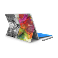 Colorized Brain Laptop Skins for Microsoft Surface Pro 4 Pro 5 Back Cover Anti-Dust PVC Stickers for Surface Pro 6 Shell Decal