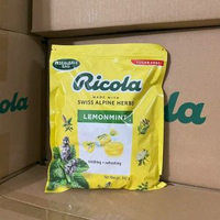 原裝進口ricola利口樂檸檬薄荷喉糖獨立獨顆分享裝342克無糖 網紅 小紅書  爆款 東莞倉現貨直發