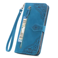 For Nokia X20 X100 X10 C01 Plus C100 C20 C21 G10 G11 G20 G21 G50 5G Case Leather 7 Card Slots Multifunction Zipper Wallet