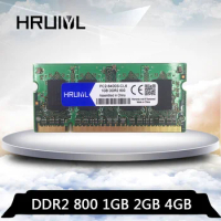 Laptop Memory PC2-6400S DDR2 4GB 2GB 1GB 800MHZ DDR 2 800 mhz PC2 6400 1G 2G 4G memoria Notebook Ram