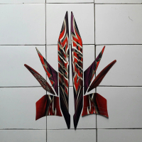 Striping Motor / Stiker Yamaha Mio Soul 2010 Merah
