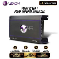 Venom Vertigo VT 800.1 Power Monoblock Audio Mobil 1 Ohm 800Wx1 Class D Official Warranty
