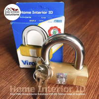 Gembok viro 80mm Bulat Asli made in ITALY