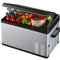50L mini small refrigerator portable dc compressor camping outdoor chest freezer battery powered 12v car fridge 50l