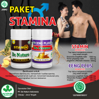 Ready Stock De Nature Paket Stamina Ceng Plus & Stamin - Sertifikat Halal MUI BPOM ISO 9001:2015 Rea
