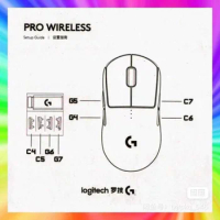 Original G4 G5 G6 G7 C4 C5 C6 C7 Cover Buttons for Logitech G pro wireless mouse