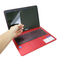 【Ezstick】ASUS E402 E402N E402NA E402M E402MA E402SA 靜電式筆電LCD液晶螢幕貼(可選鏡面或霧面)