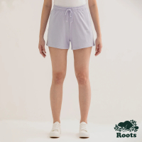 【Roots】Roots女裝- 喚起自然之心系列 輕量毛圈布休閒短褲(紫色)