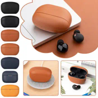 Earphone Leather Case For Sony WF-1000XM5 Wireless Buds Leather Bluetooths Earbuds Leather Cover Y7P3