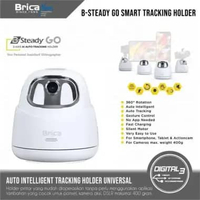 Brica B-Steady GO Ai Auto Intelligent Smart Tracking Holder 2-Axis Gimbal Stabilizer Universal for P