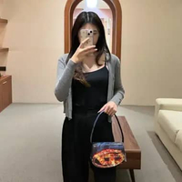 Tas DIESEL 1 DR FIRE RED BLUE HOBO BAG WITH LONG STRAP 100% ORIGINAL 20X12X5CM