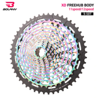 BOLANY XD Freehub Body Ultra-Light One-Piece Flywheel 11-Speed/12-Speed 9-50T MTB Flywheel Lightweight Bicycle Accessories Parts