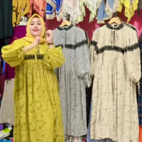 shr barokat import Gamis Muslim Wanita