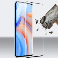 3D Curved Tempered Glass For OPPO Reno 5 Pro 5G Full Screen Cover Screen Protector Film For OPPO Reno 5 Pro 5G