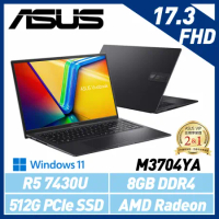 ASUS 華碩 Vivobook M3704YA-0042K7430U 17吋 效能筆電