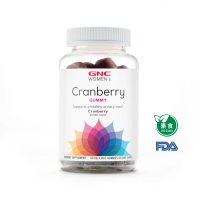 【GNC 健安喜】蔓越莓軟糖 60顆/瓶(舒緩私密困擾/女性私密呵護/友善劑型輕鬆補充/私密淨爽)