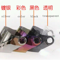 For Arai Motorbike Helmet Lens Transparent Black Golden Lenses Rainbow Color Choose MotorcycCasqule Half Helmet Visor Fitting