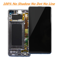 Super AMOLED LCD Replacement for SAMSUNG Galaxy S10+ S10 Plus SM-G975F/DS SM-G975U SM-G975W S10+ Touch Screen, S10 Plus Display