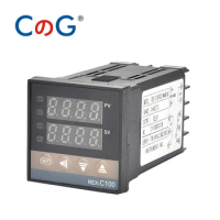 CG 48*48 REX-C100 K J PT100 Thermostat 400 Degree 220V Digital Output Electronic PID Programmable Sensors Temperature Controller