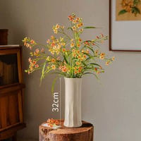 【掬涵】田園自然模擬花香雪蘭假花野趣插花花藝桌面裝飾花擺件
