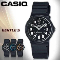 【CASIO 卡西歐】指針錶 橡膠錶帶 樹脂玻璃 生活防水 MQ-71(MQ-71-1B)