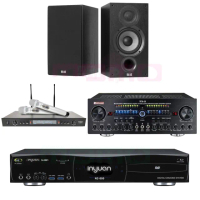 【音圓】S-2001 N2-550+Zsound TX-2+SR-928PRO+Elac Debut 2.0 DB62(點歌機4TB+擴大機+無線麥克風+喇叭)