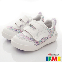 ★IFME日本健康機能童鞋-萌娃系列學步鞋IF22-012332白(寶寶段)