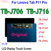 Original 11.5" For Lenovo Tab P11 Pro TB-J706 TB-J716 J706 J716F J716 TB-J706F LCD Display Touch Screen Digitizer Assembly