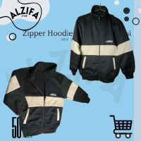 ALZIFA STORE Sweater Kerah Zipper Anak Bahan Fleece Baru & Stylish dari ALZIFA STORE Fashion Zipper 