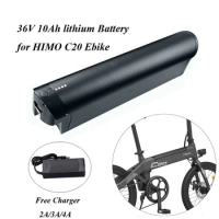 Removable 36V 10Ah 48V 10Ah Ebike Battery Replacement HIMO C20 C26 C30 Z16 Z20 ZB20 250W Folding Electric Bike Bicycle Battery