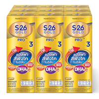 นมยูเอชที โปร รสจืด S26 Gold 180 มล. x 9 กล่อง
