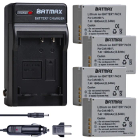 Batmax NB-7L NB7L NB 7L 7L Battery+Digital Wall Charger for Canon PowerShot G10 G11 G12 SX30IS